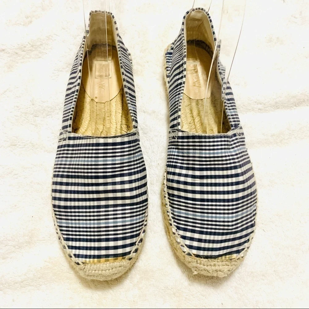 J CREW CUSHIONED FOOTBED ESPADRILLES women’s sz 6